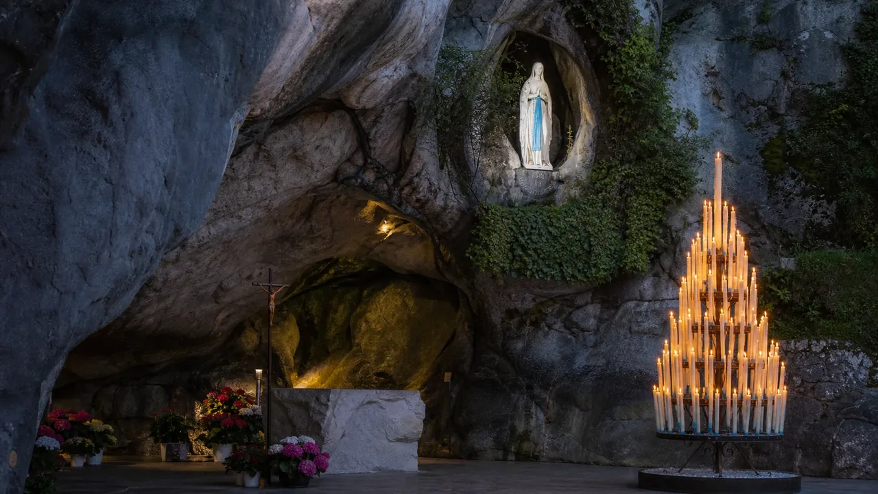 La grotte de Lourdes