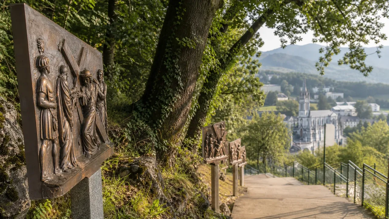 Le chemin de croix de Lourdes