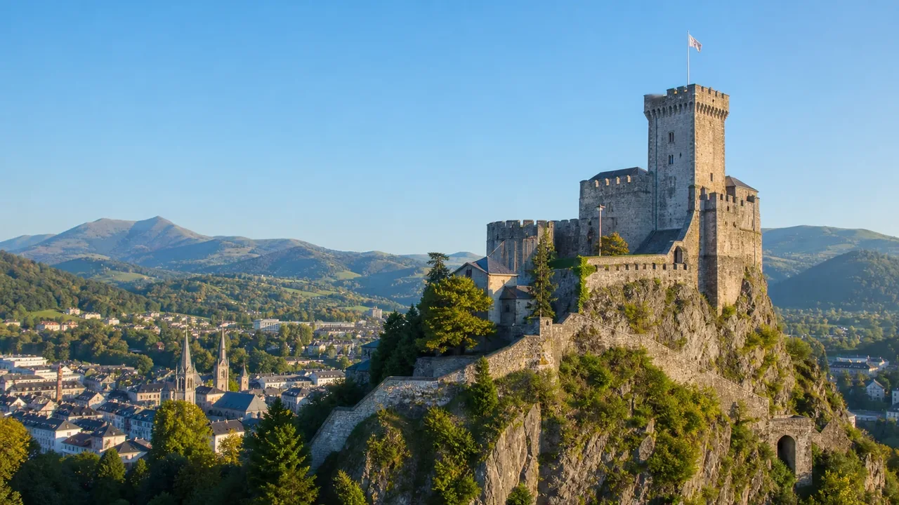 Le château-fort de Lourdes