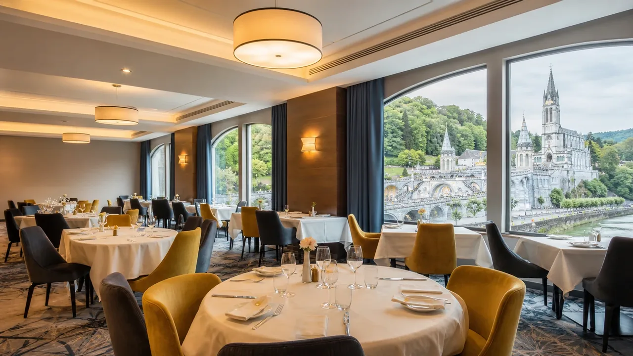 Un hôtel en demi-pension à Lourdes