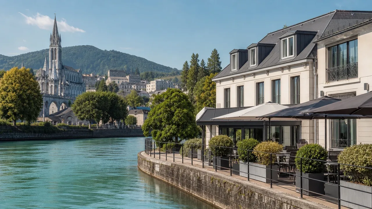 Un hôtel proche de la grotte de Lourdes